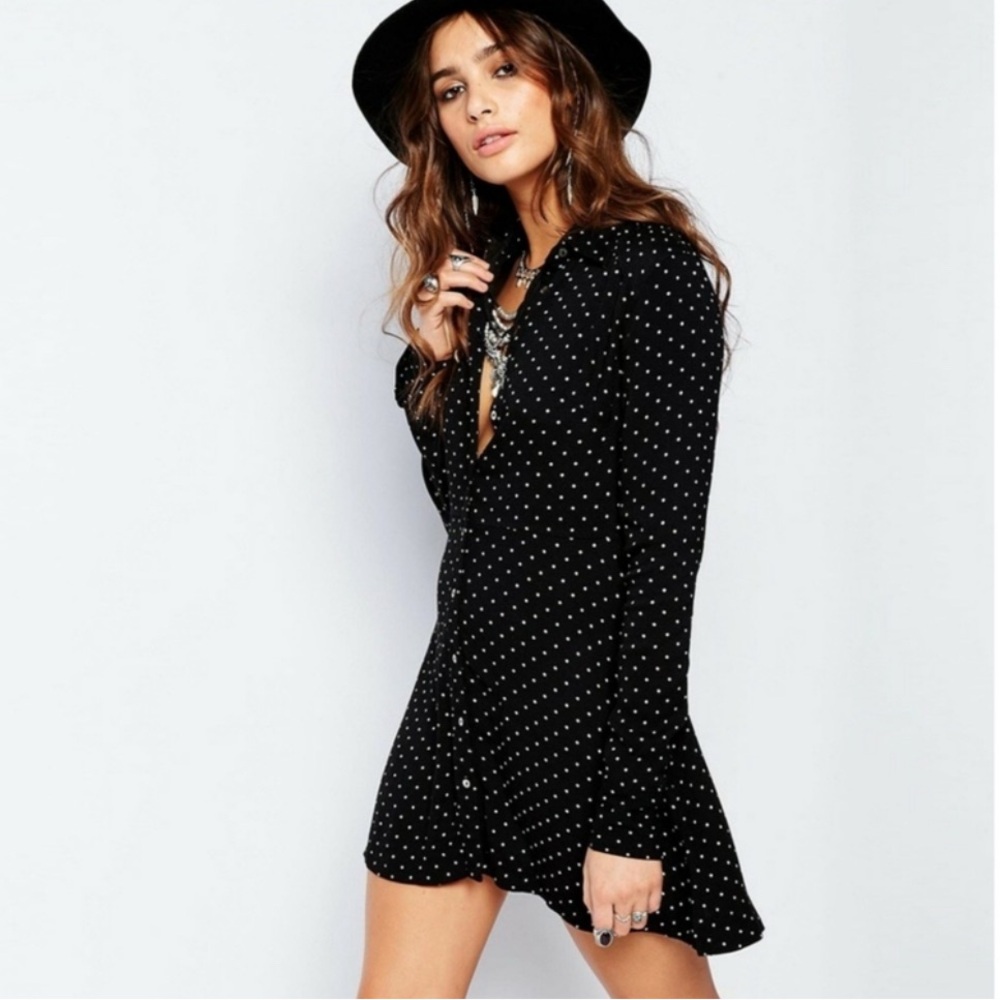 Free People Polka dot dress
